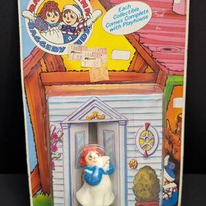 Vintage New 1988 Raggedy Ann With Playhouse TaraToy Corp 2-2026D4
